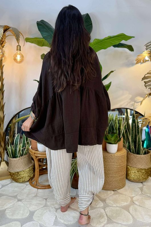 Made in Italy Santos Artist Smock Coffee Bean /10 =